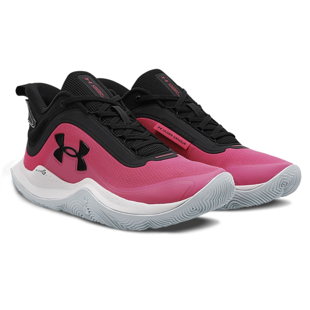 Tênis de Basquete Masculino Under Armour Swish Rosa 3