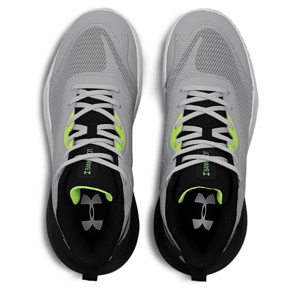 Tênis de Basquete Masculino Under Armour Bankshot Cinza 4