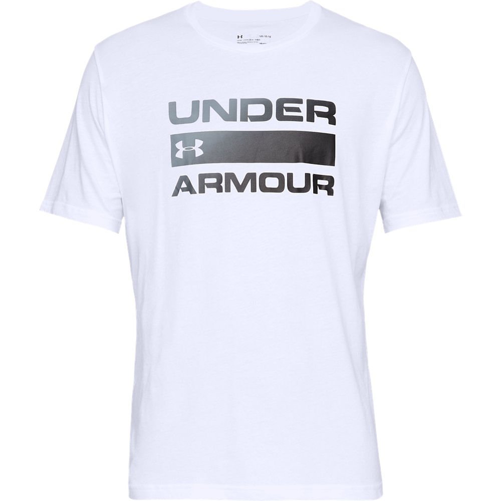 Camiseta Sportstyle Masculina Under Armour Issue Wordmark Branco 5