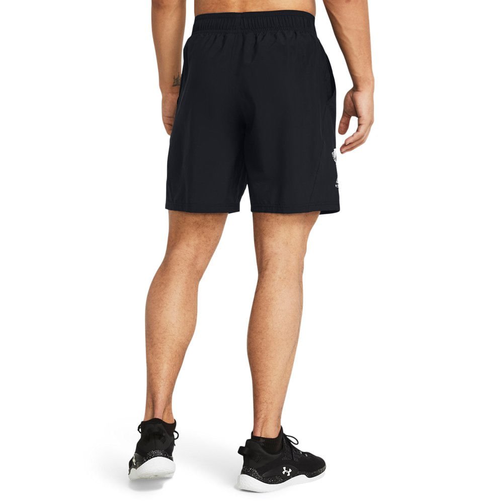 Shorts de Treino Masculino Under Armour Woven Graphic Preto 3