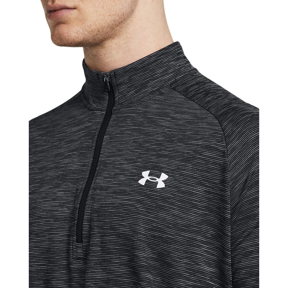 Blusa de Treino Masculina Under Armour Tech Textured Preto 3