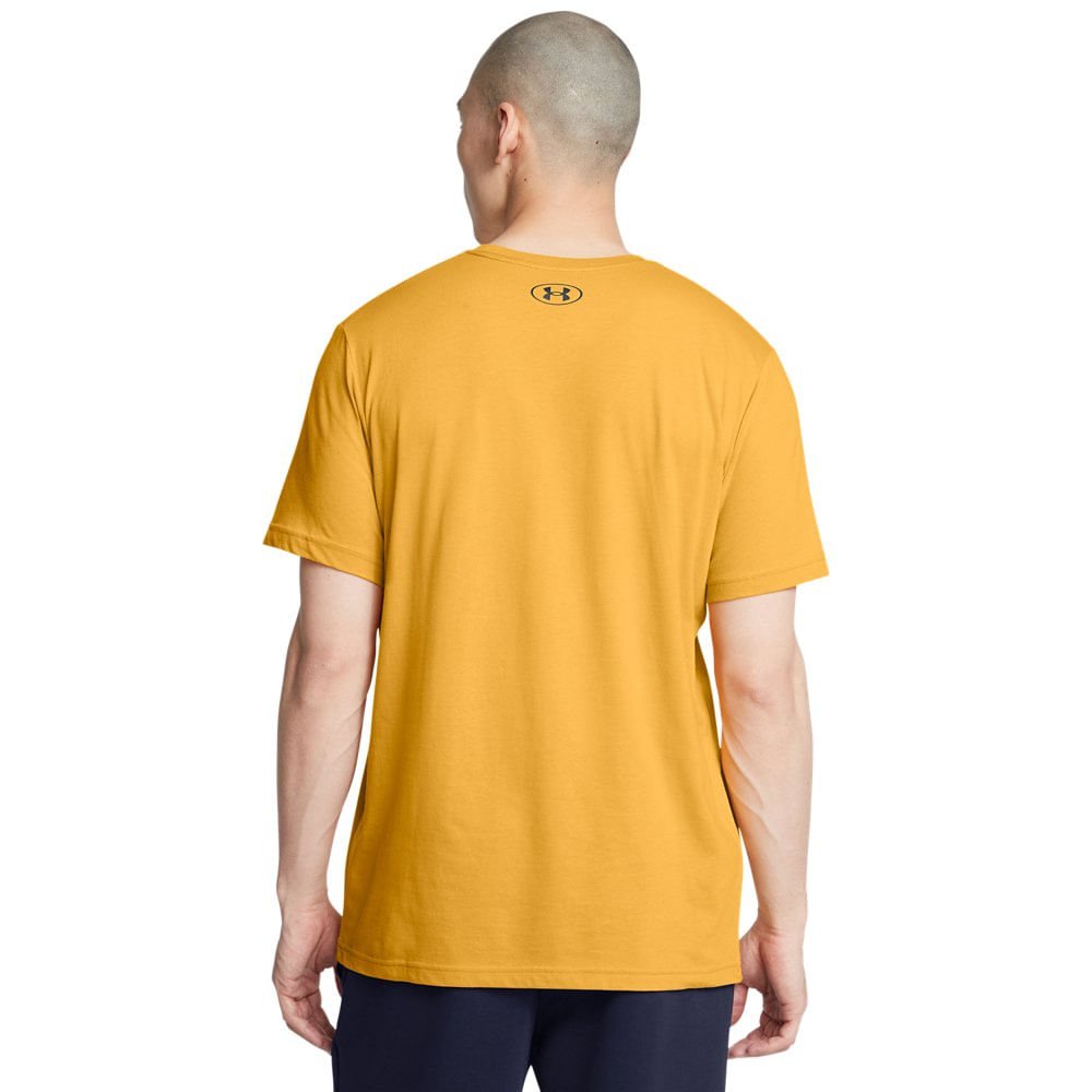 Camiseta de Treino Masculina Under Armour Sportstyle Left Chest Amarelo 2