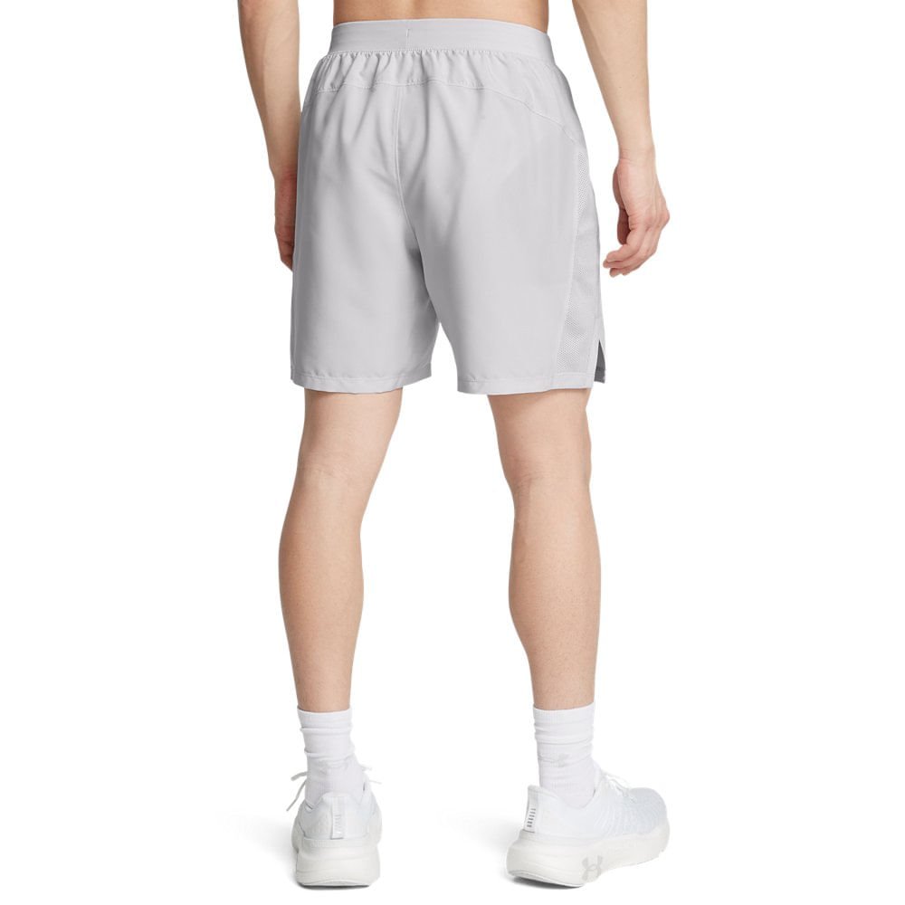 Shorts de Corrida Masculino Under Armour Launch 7 Cinza 3