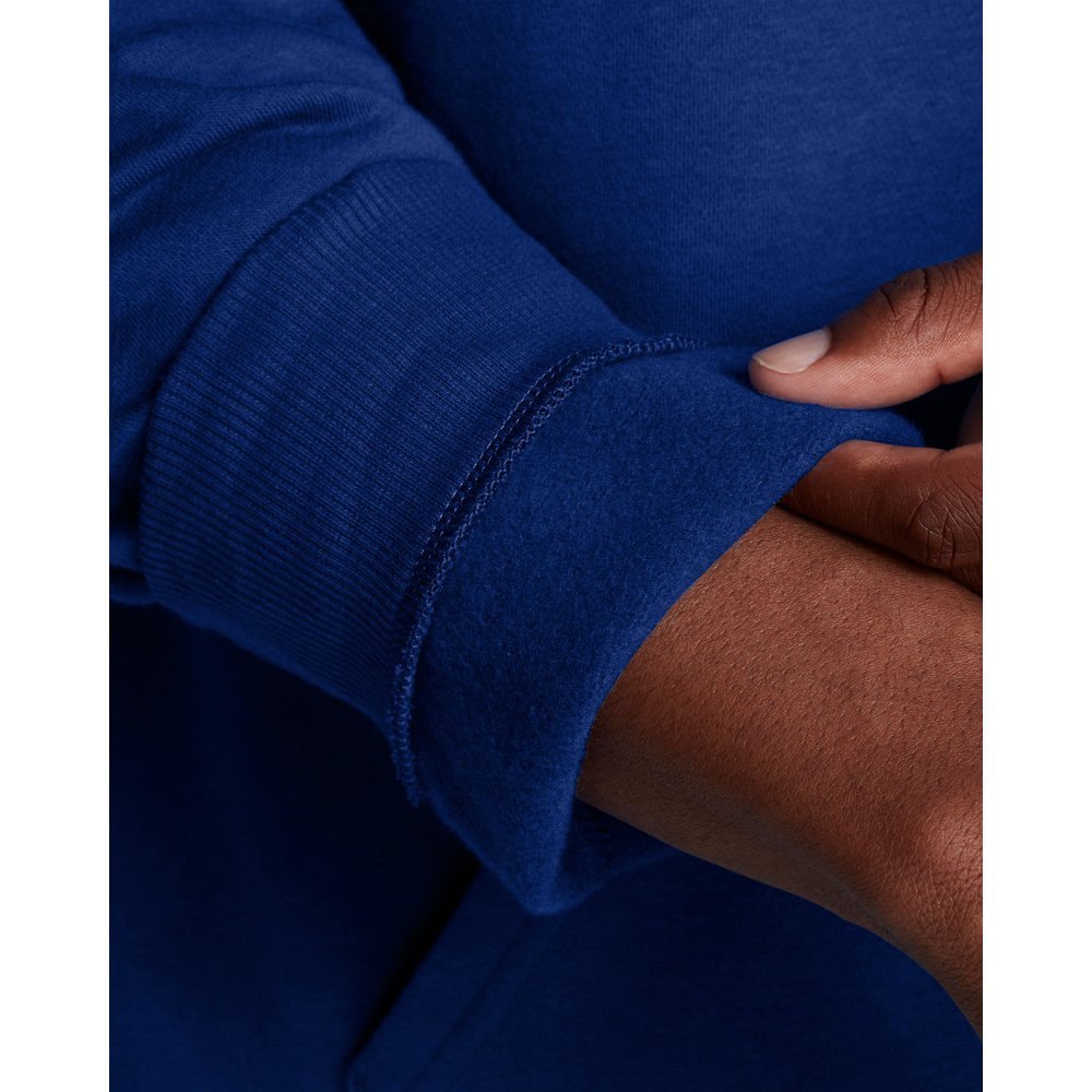 Blusa Manga Longa de Treino Masculina Under Armour Rival Fleece Azul 3