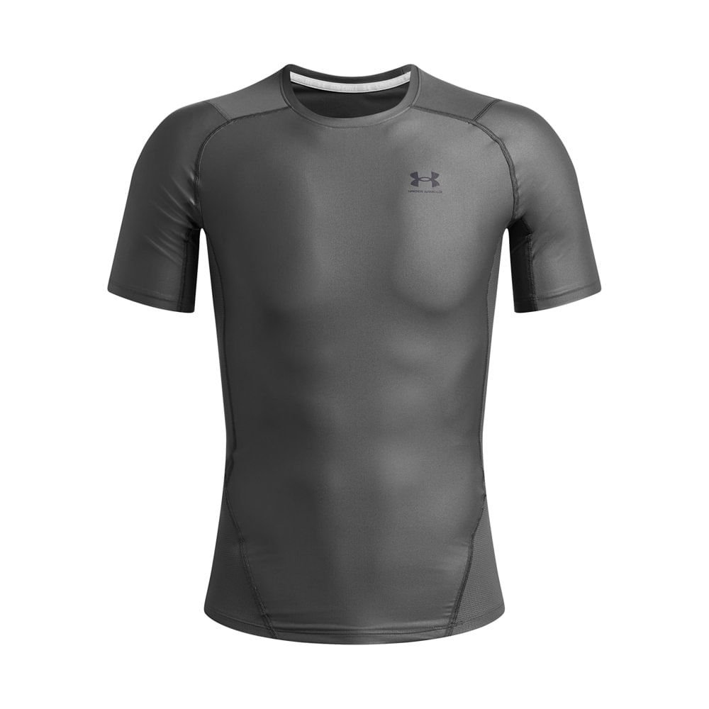 Camiseta de Compressão Masculina Under Armour Iso-Chill Cinza 3
