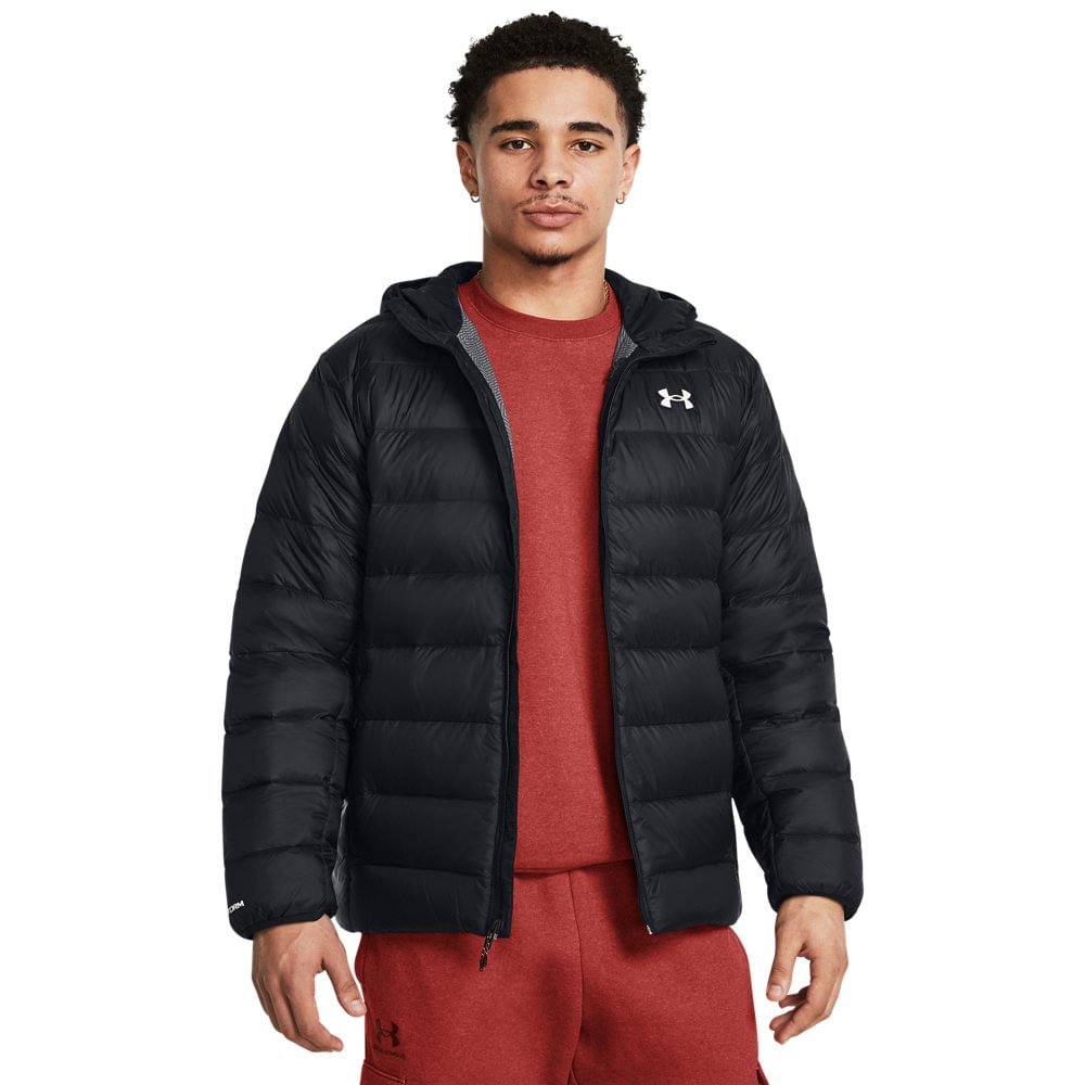 Jaqueta Sportstyle Masculina Under Armour Legend Down Hooded Preto 1