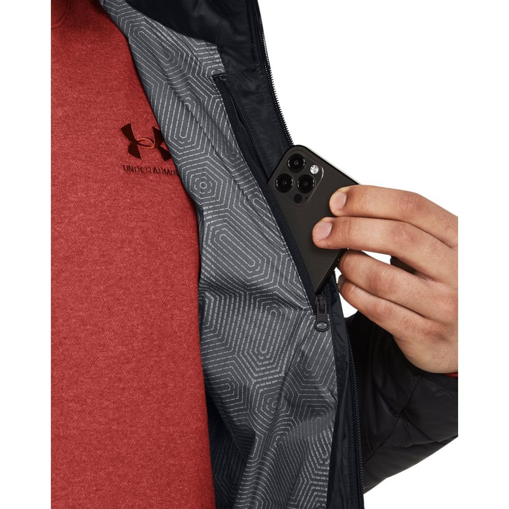 Jaqueta Sportstyle Masculina Under Armour Legend Down Hooded Preto 2
