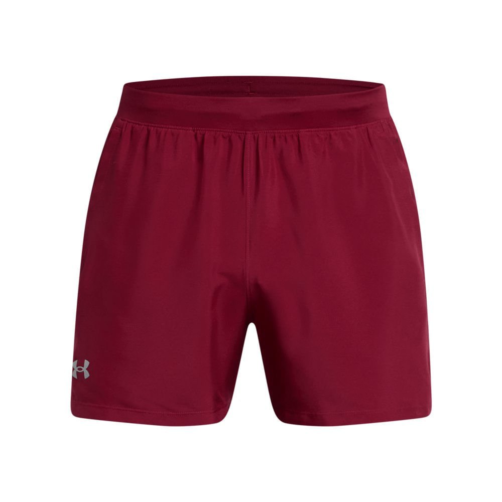 Shorts de Corrida Masculino Under Armour Launch 5 Vermelho 5