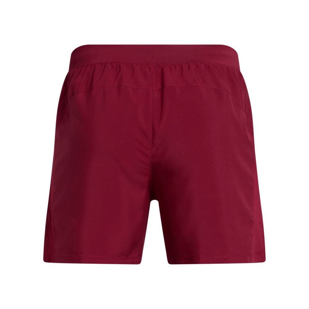 Shorts de Corrida Masculino Under Armour Launch 5 Vermelho 6