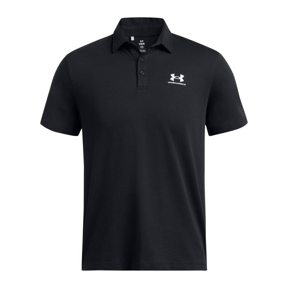 Polo Masculina Under Armour Icon Preto 3