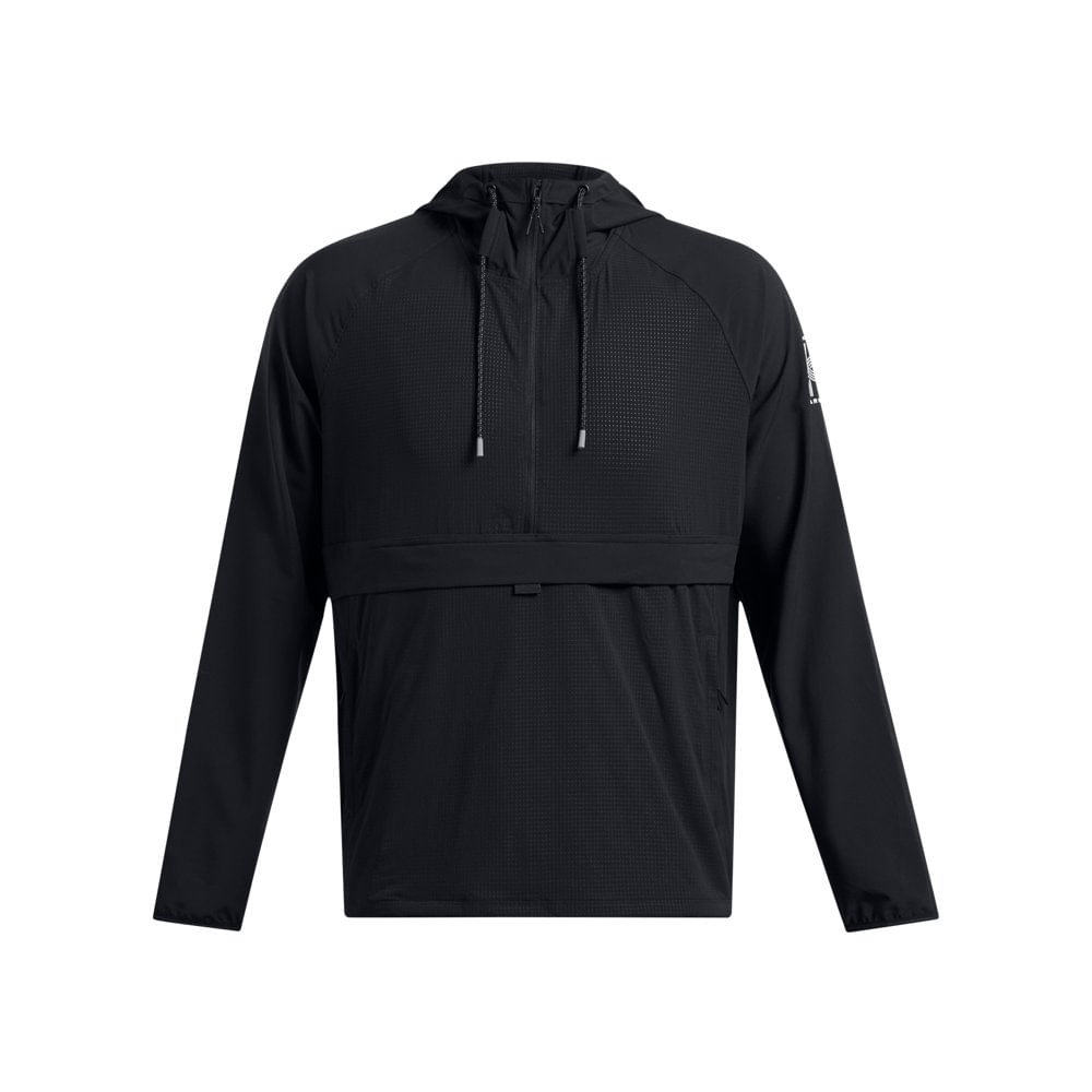 Jaqueta de Corrida Masculina Under Armour Anywhere Preto 3