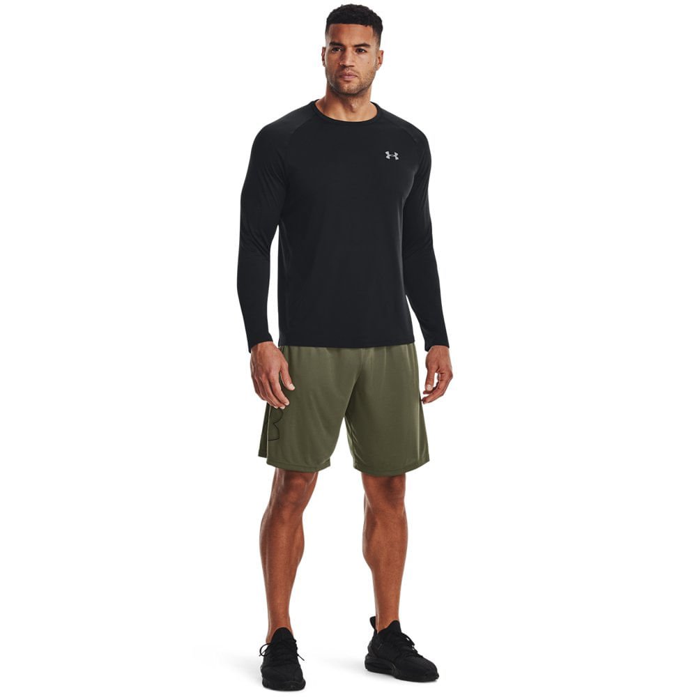 Shorts de Treino Masculino Under Armour Tech Graphic Verde 2