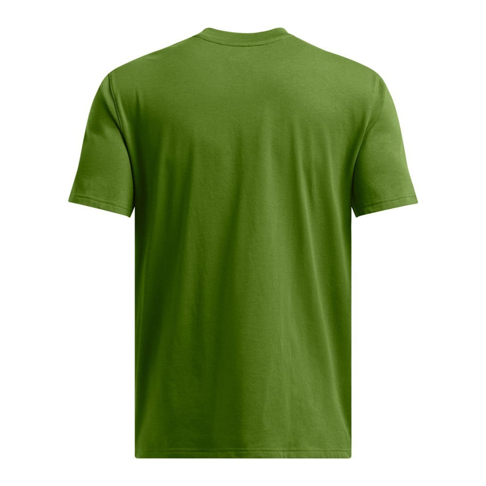Camiseta de Basquete Masculina Under Armour Hvyweight Verde 4
