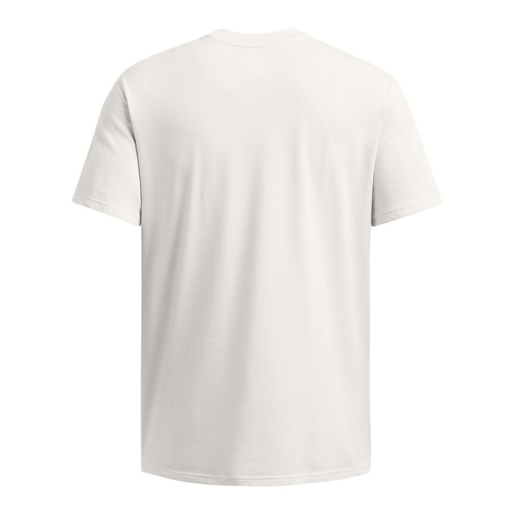 Camiseta de Basquete Masculina Under Armour Hvyweight Branco 4
