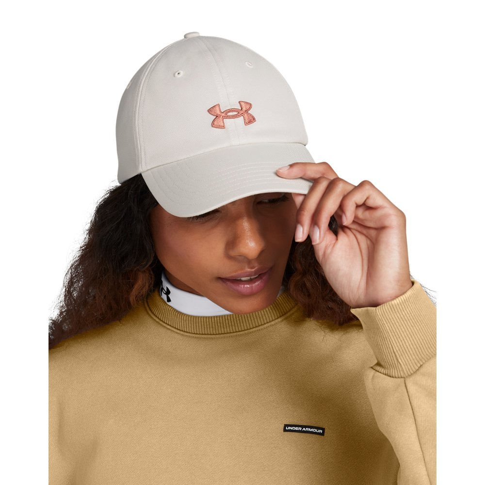 Boné Feminino Under Blitzing Branco 2