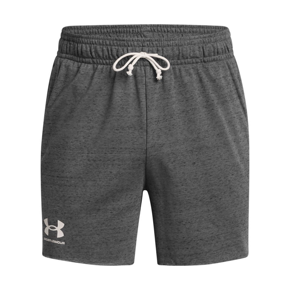 Shorts de Treino Masculino Under Armour Rival Terry 6in Cinza 5