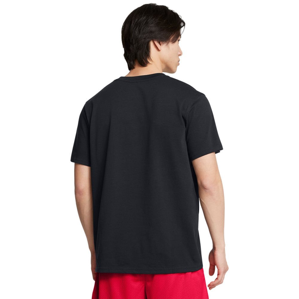 Camiseta Under Armour Heavyweight Label Preto 2