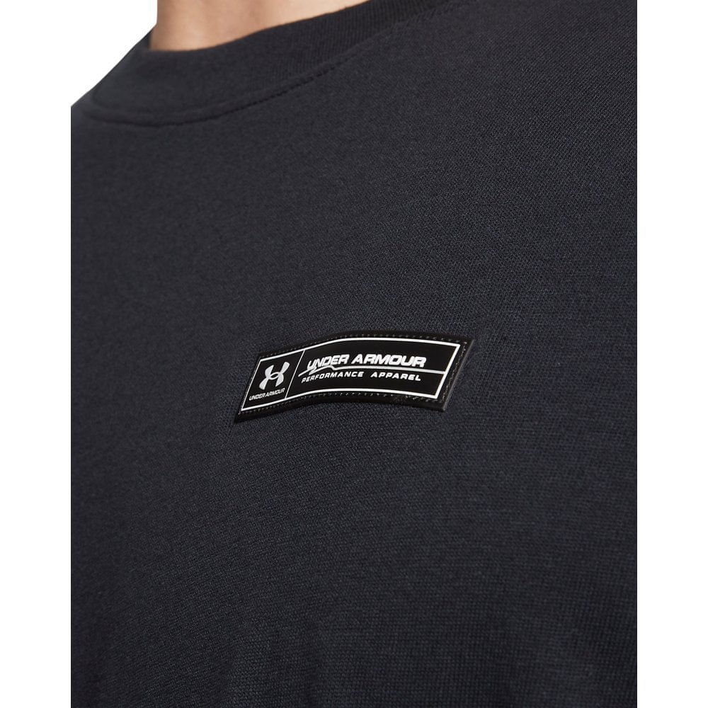 Camiseta Under Armour Heavyweight Label Preto 3