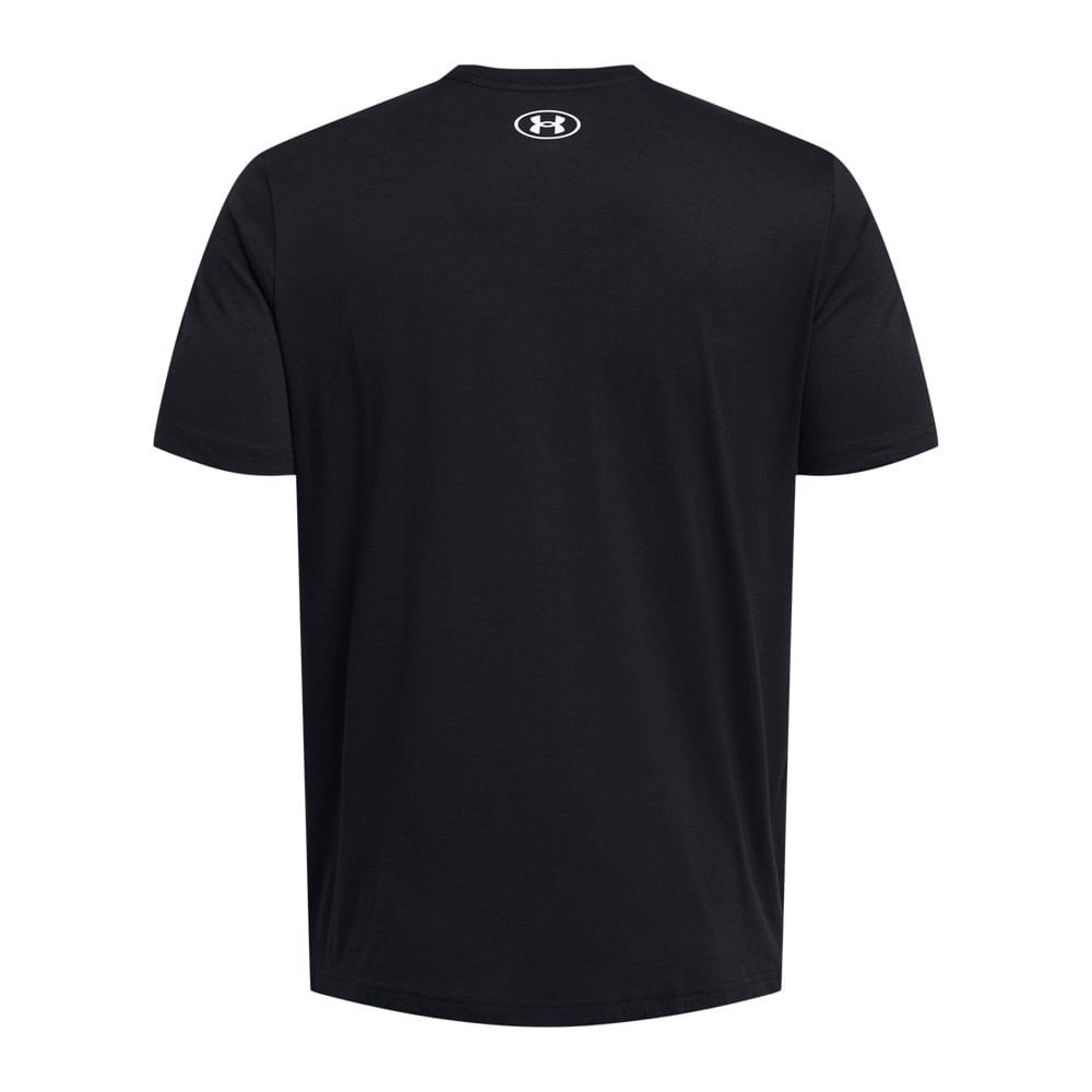 Camiseta de Treino Masculina Under Armour Sportstyle Logo Preto 4