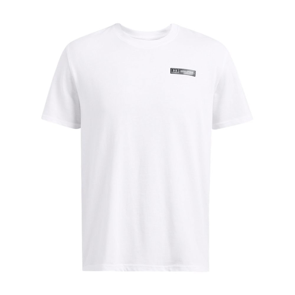 Camiseta Under Armour Heavyweight Label Branco 4