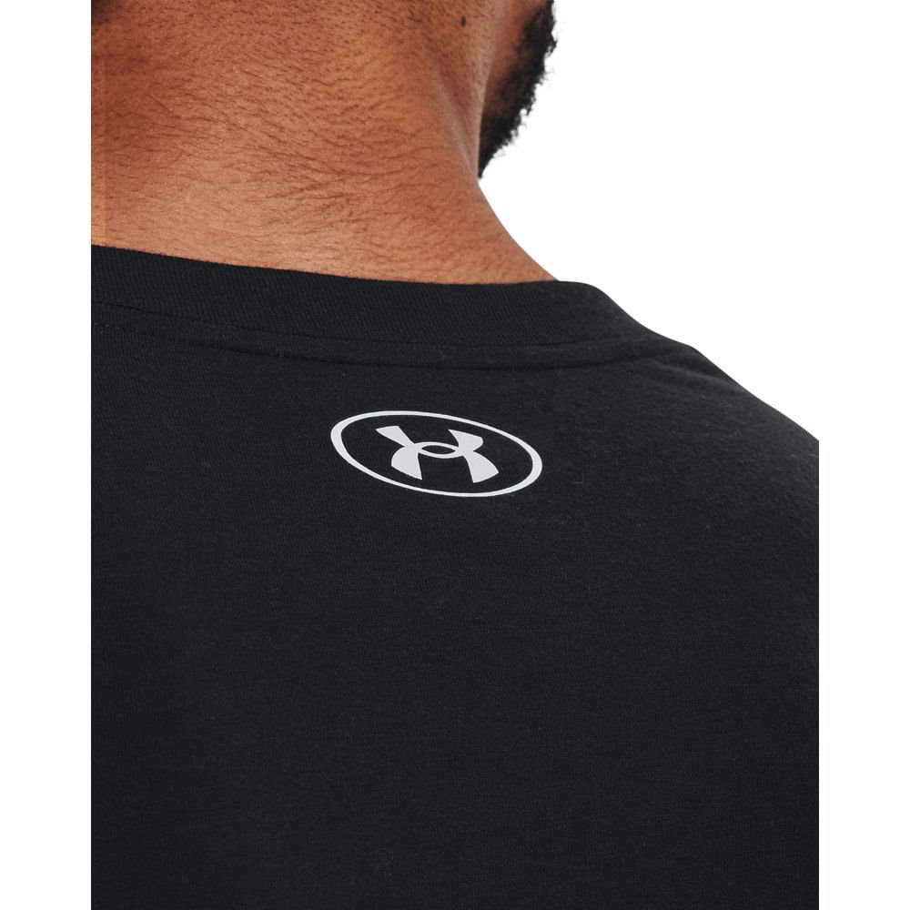 Camiseta Sportstyle Masculina Under Armour Camo Boxed Manga Longa Preto 4
