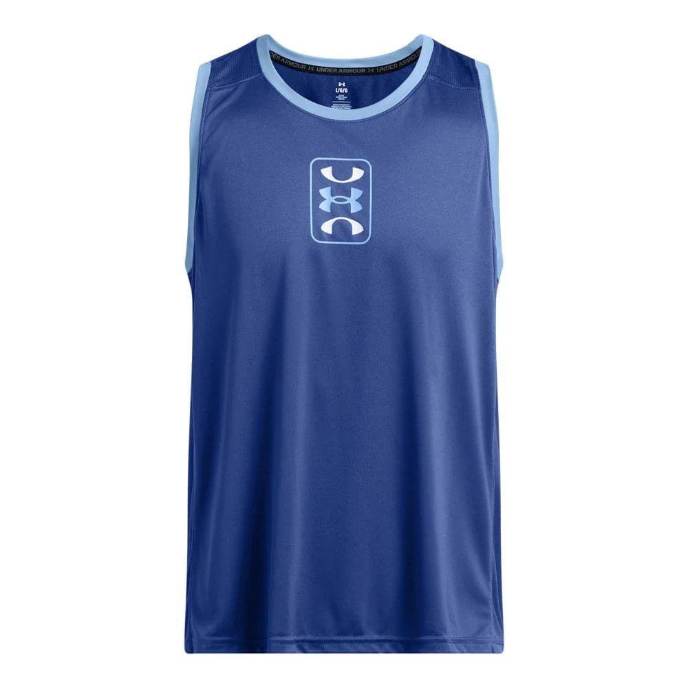 Regata Masculina Under Armour Baseline Performance Azul 3