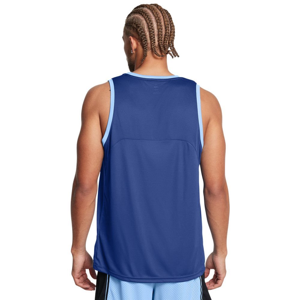 Regata Masculina Under Armour Baseline Performance Azul 2