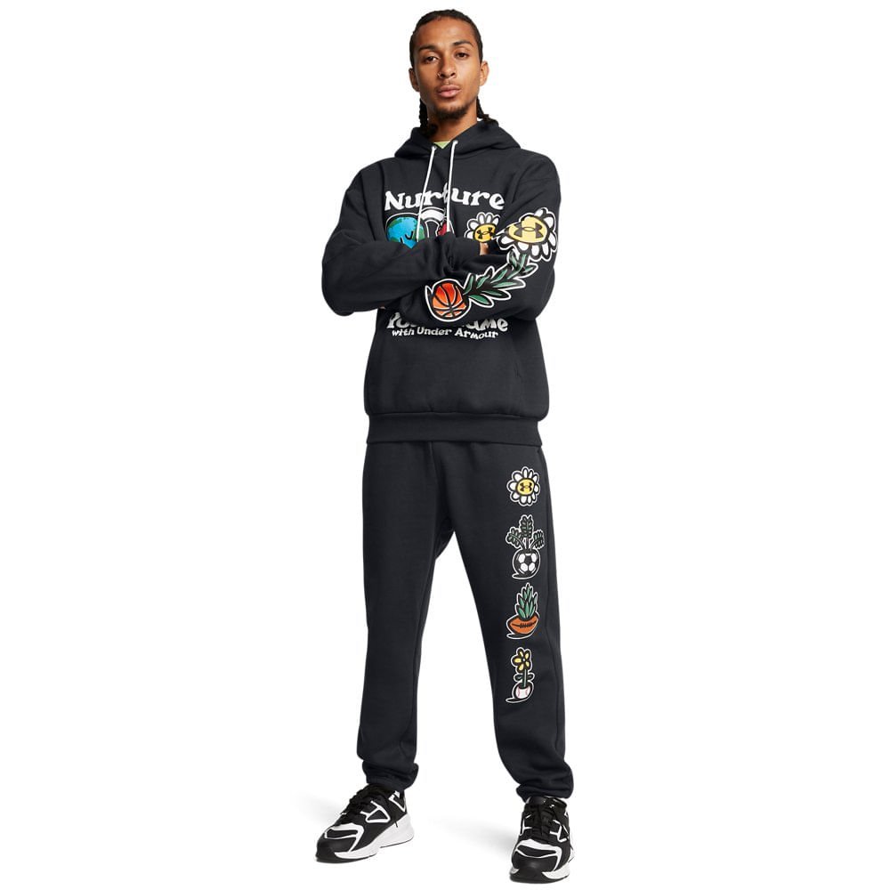 Moletom Masculino Under Armour Icon Freece Preto 2