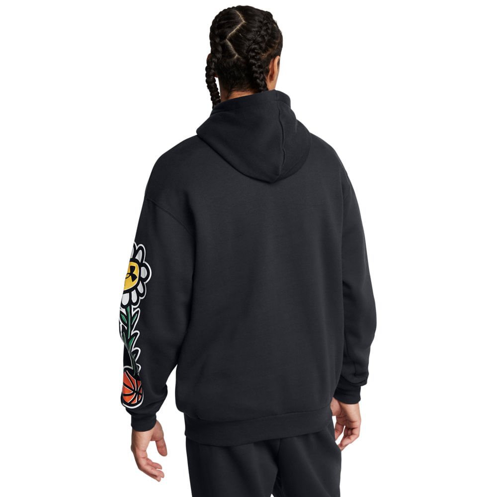 Moletom Masculino Under Armour Icon Freece Preto 3