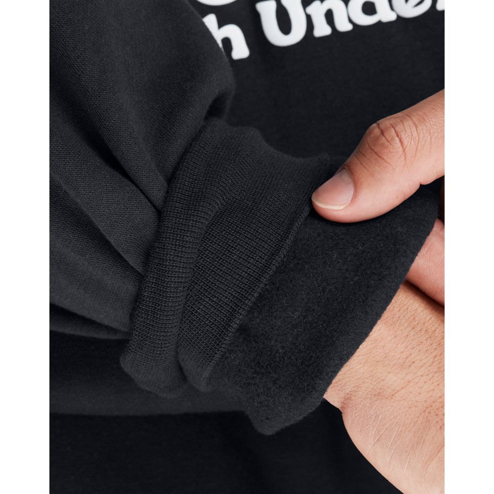 Moletom Masculino Under Armour Icon Freece Preto 6