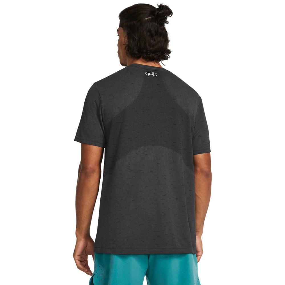 Camiseta de Treino Masculina Under Armour Vanish Seamless Cinza 2