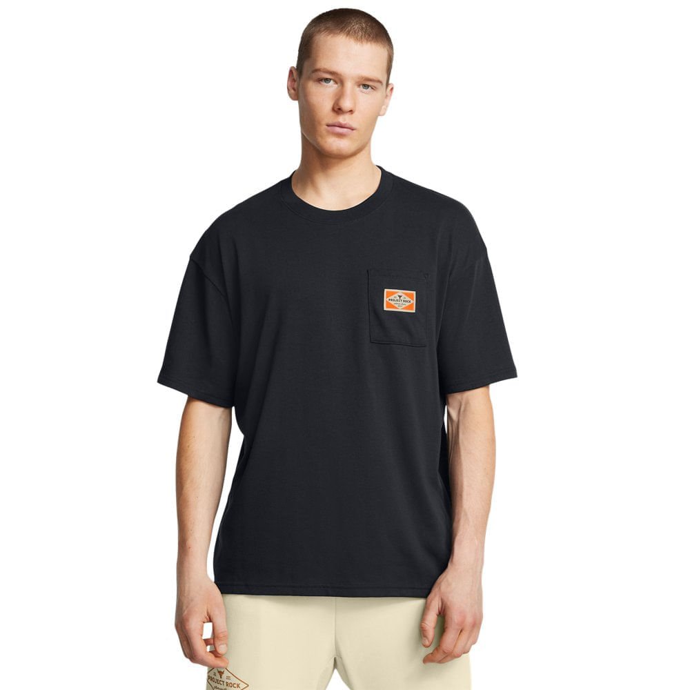 Camiseta de Treino Masculina Under Armour Project Rock Tools Of The Trade Pocket