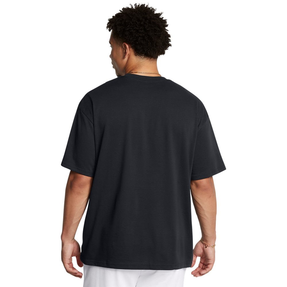 Camiseta Masculina Under Armour Embroidered Flower Preto 2