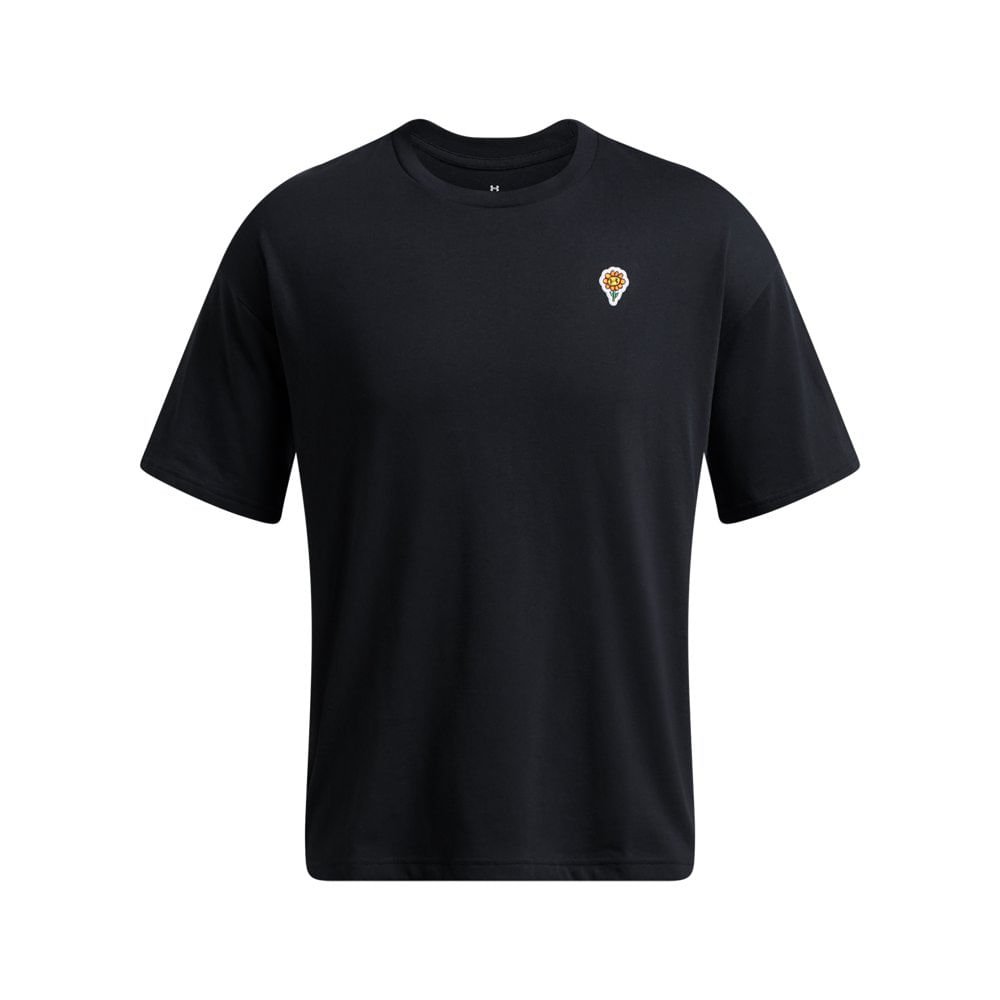 Camiseta Masculina Under Armour Embroidered Flower Preto 3