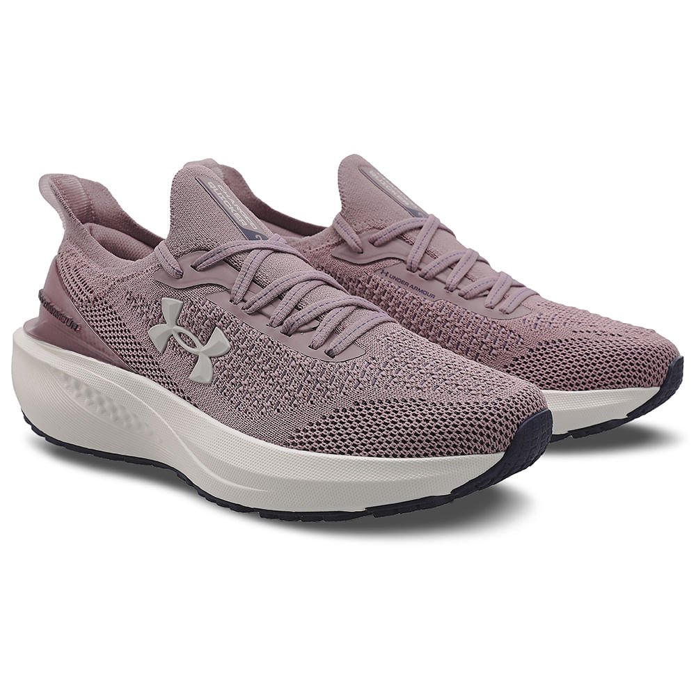Tênis de Corrida Feminino Under Armour Charged Quicker 2 Roxo 2