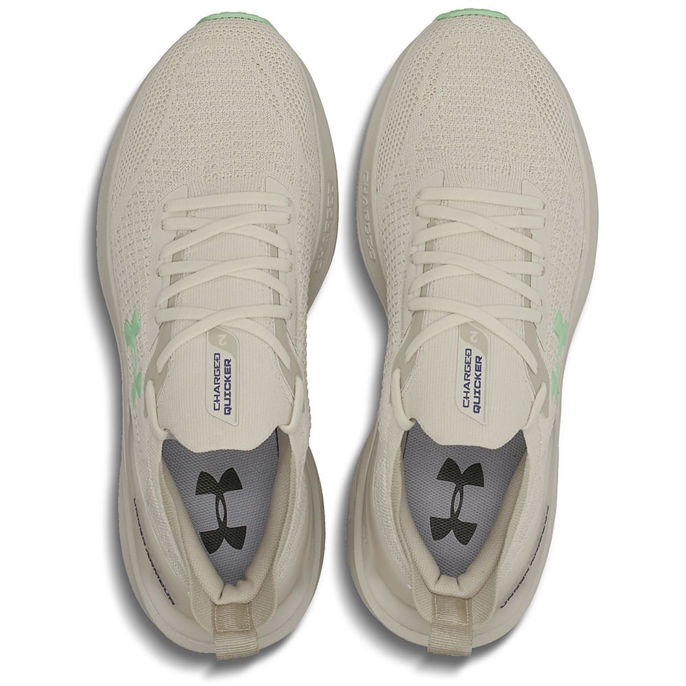 Tênis de Corrida Under Armour Charged Quicker 2 Branco 2