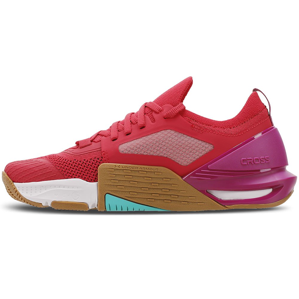 Tênis de Treino Feminino Under Armour Tribase Cross 2 Vermelho 4