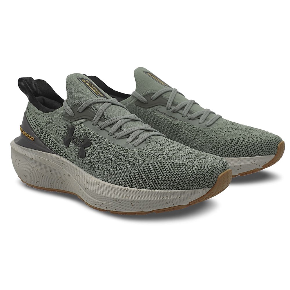 Tênis de Corrida Under Armour Charged Quicker 2 Verde 3