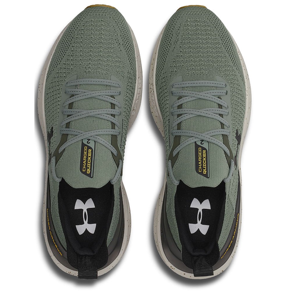 Tênis de Corrida Under Armour Charged Quicker 2 Verde 2