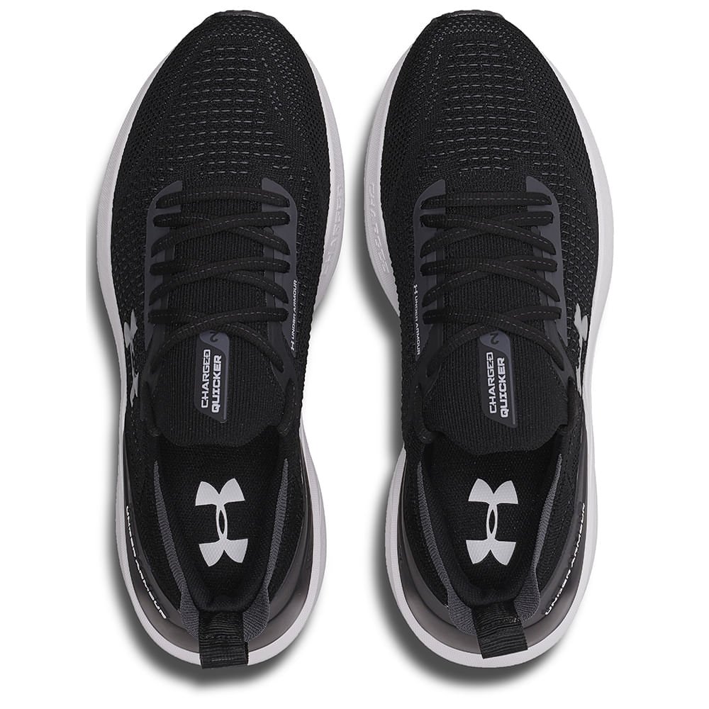 Tênis de Corrida Under Armour Charged Quicker 2 Cinza 3