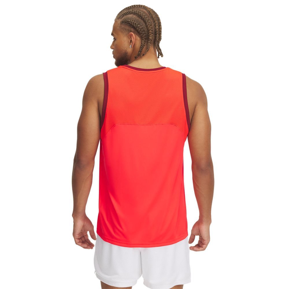 Regata Masculina Under Armour Baseline Performance Vermelho 2