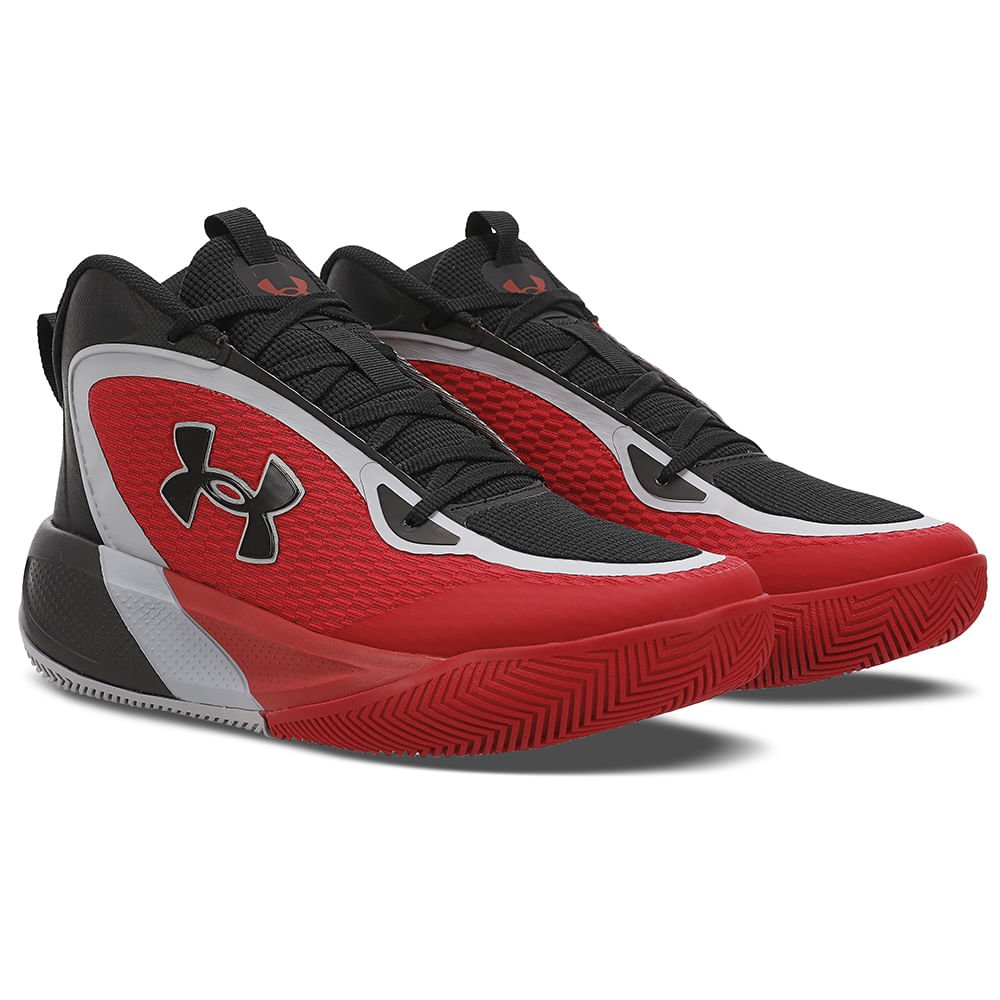 Tênis de Basquete Masculino Under Armour Swish 2 Vermelho 2