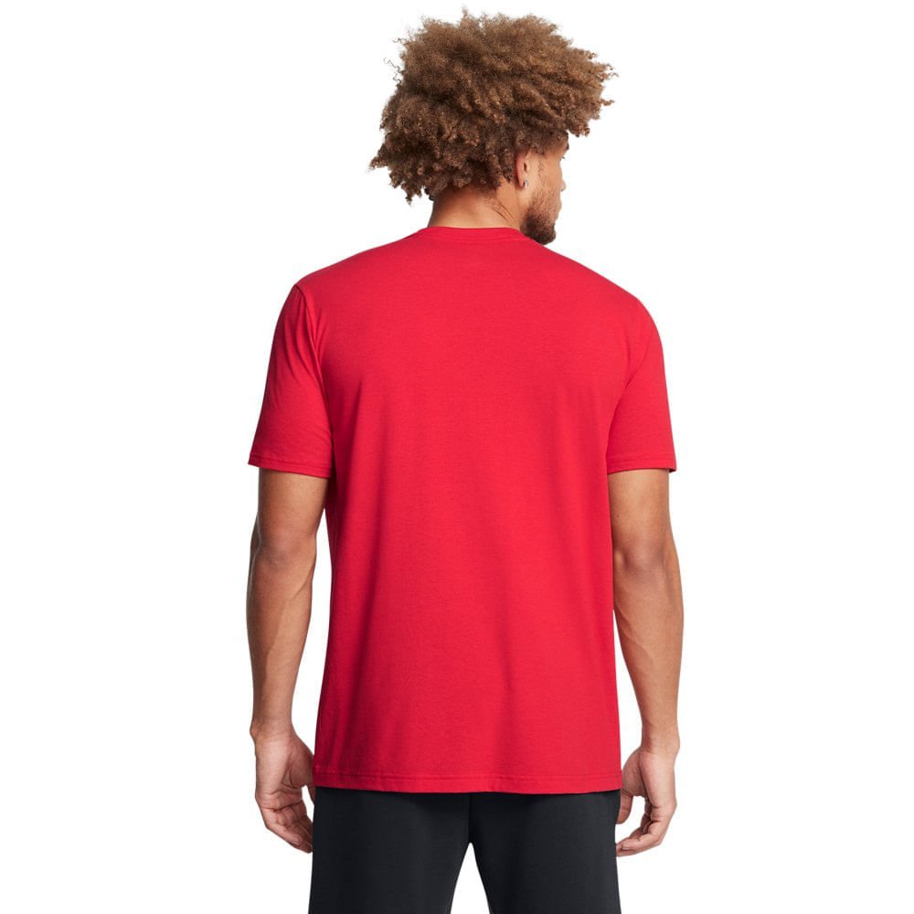 Camiseta Masculina Under Armour Full Tank Vermelho 3