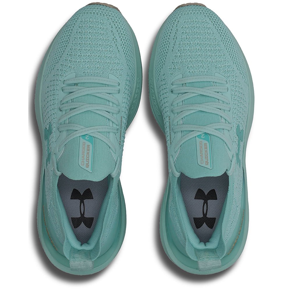 Tênis de Corrida Feminino Under Armour Charged Quicker 2 Azul 4