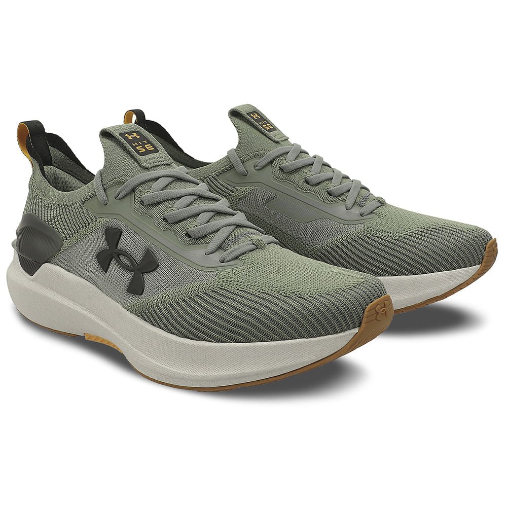 Tênis de Corrida Under Armour Charged Hit SE Verde 3
