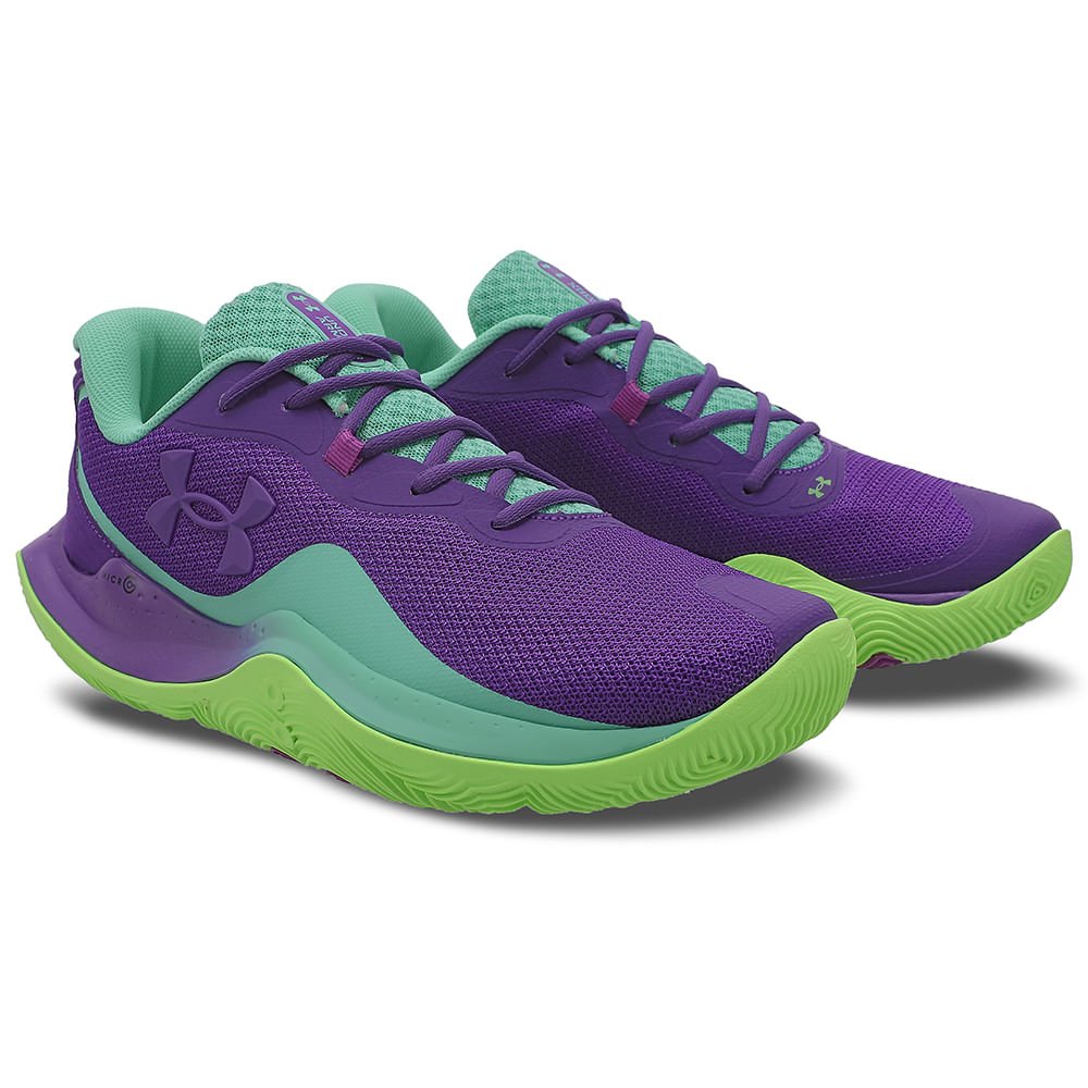 Tênis de Basquete Under Armour Buzzer 2 Roxo 3