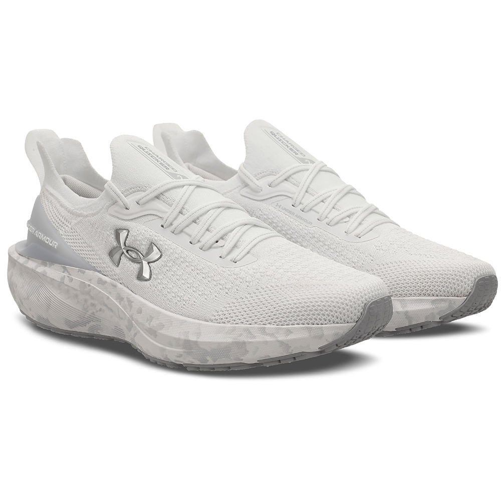 Tênis de Corrida Under Armour Charged Quicker 2 Branco 3