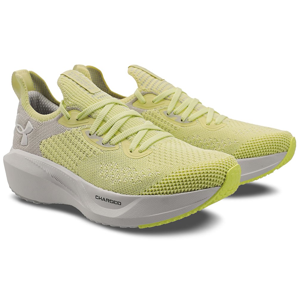 Tênis de Corrida Feminino Under Armour Charged Slight 3 Verde 3