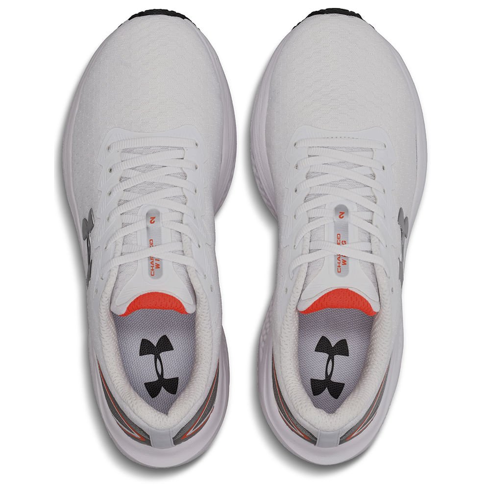 Tênis de Corrida Under Armour Charged Wing 2 Branco 2