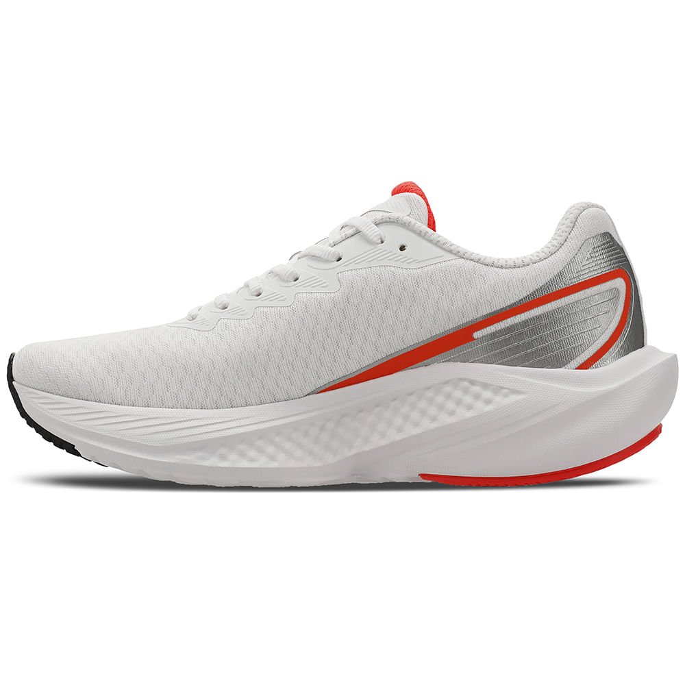 Tênis de Corrida Under Armour Charged Wing 2 Branco 4